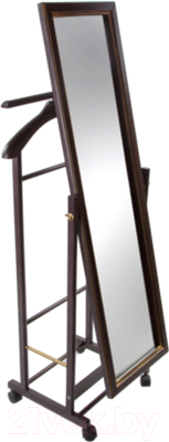 Стойка для одежды Импэкс Leset Сиэтл с зеркалом (венге) - фото