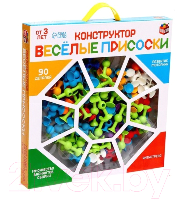 Конструктор Unicon Веселые присоски / 7706703 - фото