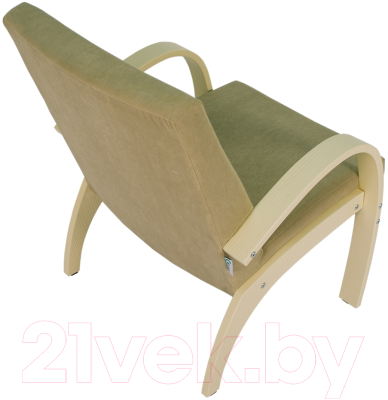 Кресло мягкое Мебелик Денди шпон