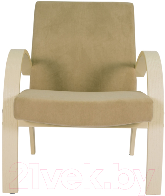 Кресло мягкое Мебелик Денди шпон