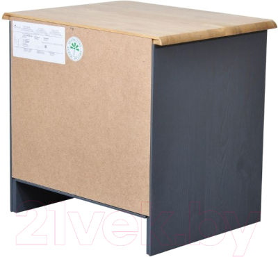 Прикроватная тумба Dipriz Д.1411.2 (серый воск/антик)