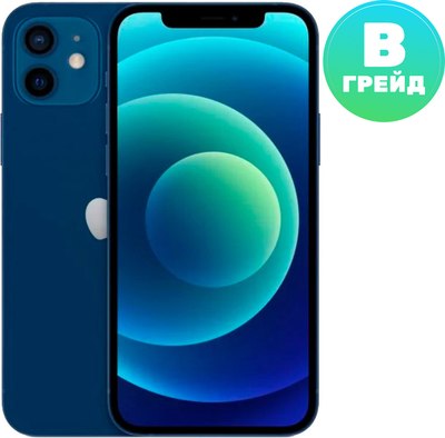 Смартфон Apple iPhone 12 128GB / 2BMGJE3 восстановленный Грейд B (синий) - фото