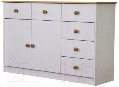 Тумба Dipriz Ром 2 дверки 6 ящиков Д.1348.1 - фото