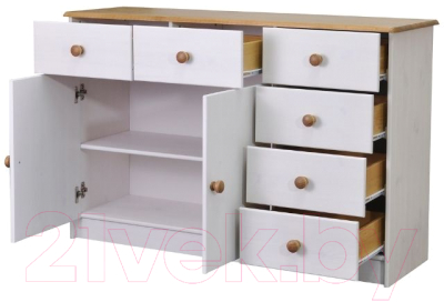Тумба Dipriz Ром 2 дверки 6 ящиков Д.1348.1
