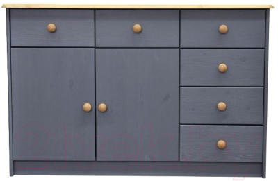 Тумба Dipriz Ром 2 дверки 6 ящиков Д.1348.3