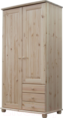 Шкаф Dipriz 6001 Д.70002.2 (лак/антик) - фото