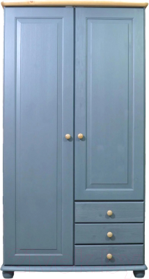 Шкаф Dipriz 6001 Д.70002.3 (серый воск/антик) - фото