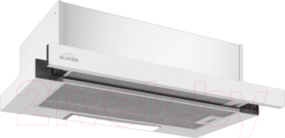 Вытяжка скрытая Elikor Slide 50П-430 / 211923 (белый/белый) - фото