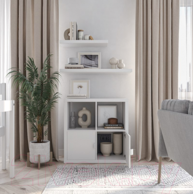 Полка Mio Tesoro Фора 4 (белый)