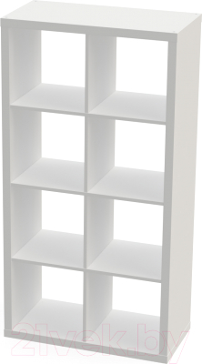 Стеллаж Mio Tesoro Фора 8 (белый) - фото