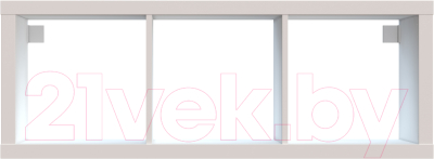 Полка Mio Tesoro Фора 3 (белый)