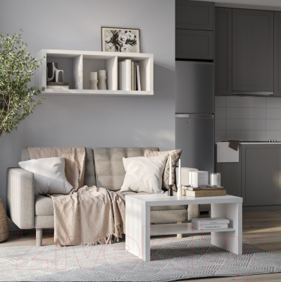 Полка Mio Tesoro Фора 3 (белый)