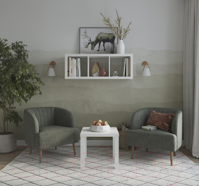 Полка Mio Tesoro Фора 3 (белый)