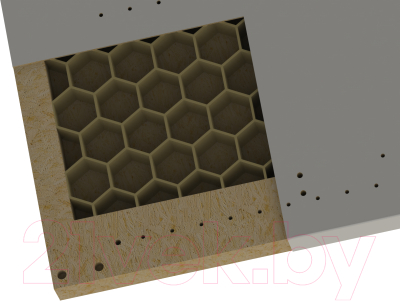 Полка Mio Tesoro Фора 3 (белый)