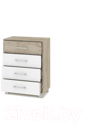 Комод Modern Сидней (серый дуб/белый)