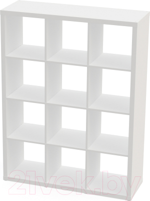 Стеллаж Mio Tesoro Фора 12 (белый) - фото