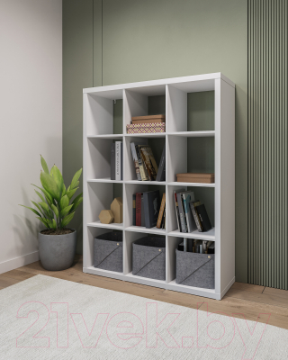 Стеллаж Mio Tesoro Фора 12 (белый)