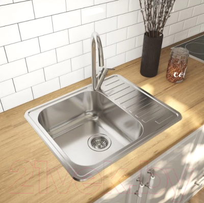 Мойка кухонная IDDIS Strit STR58SDi77