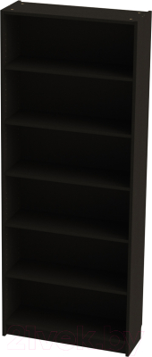 Стеллаж Mio Tesoro Варма 80 (шпон ясень, черный) - фото