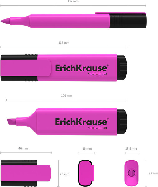 Текстовыделитель Erich Krause Visioline V-21 / 56912