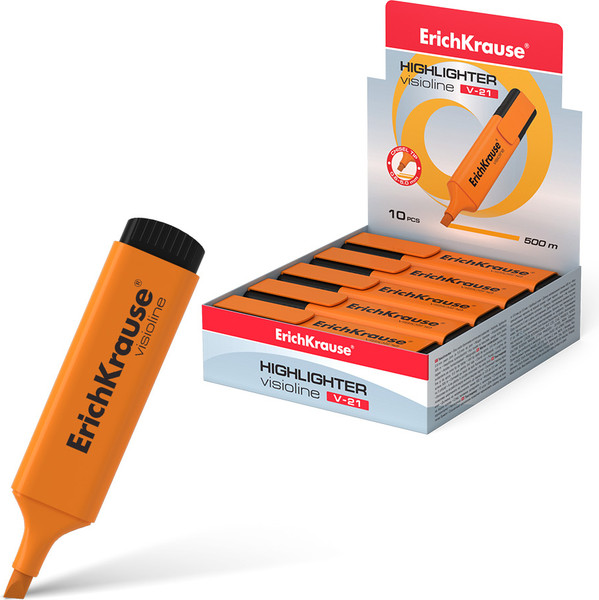 Текстовыделитель Erich Krause Visioline V-21 / 56913 - фото