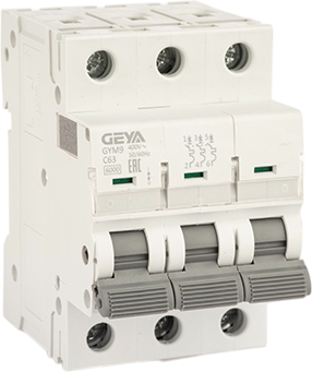 Выключатель автоматический Geya GYM9-3P-63C - фото