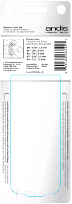 Набор насадок к машинке для стрижки волос Andis 66345