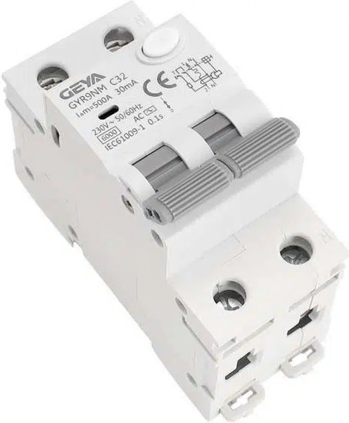 Дифференциальный автомат Geya GYR9NM-C6-30mA