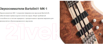 Бас-гитара Cort A5-Beyond-WCASE-OPBN