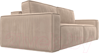 Диван Лига Диванов Прага Классик (велюр бежевый)