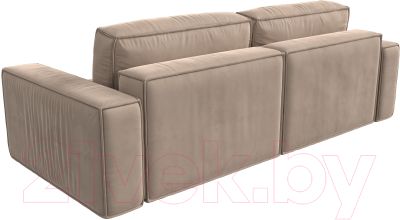 Диван Лига Диванов Прага Классик (велюр бежевый)