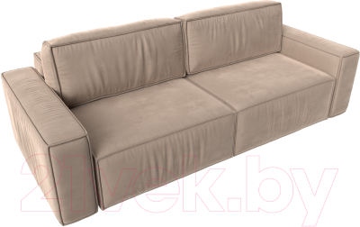 Диван Лига Диванов Прага Классик (велюр бежевый)