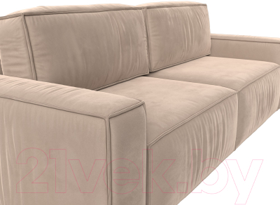 Диван Лига Диванов Прага Классик (велюр бежевый)