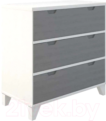 Комод Боринское Мебель Соня (белый/серый)