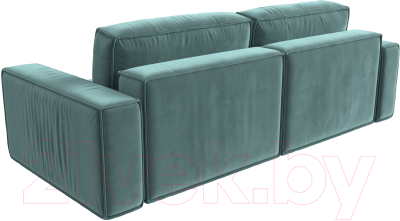 Диван Лига Диванов Прага Классик (велюр бирюзовый)