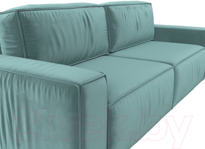 Диван Лига Диванов Прага Классик (велюр бирюзовый)