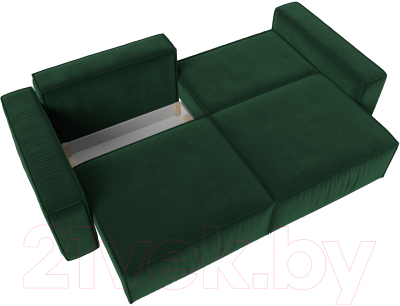 Диван Лига Диванов Прага Классик (велюр зеленый)