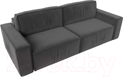 Диван Лига Диванов Прага Классик (велюр серый)