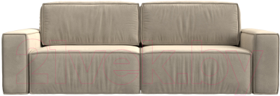 Диван Лига Диванов Прага Классик (микровельвет бежевый)