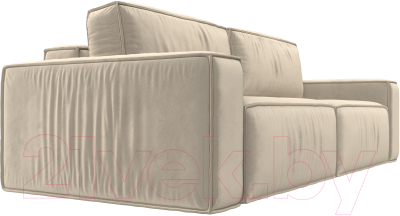 Диван Лига Диванов Прага Классик (микровельвет бежевый)