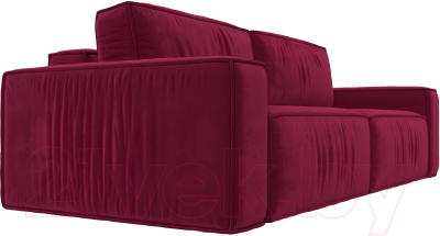 Диван Лига Диванов Прага Классик (микровельвет бордовый)