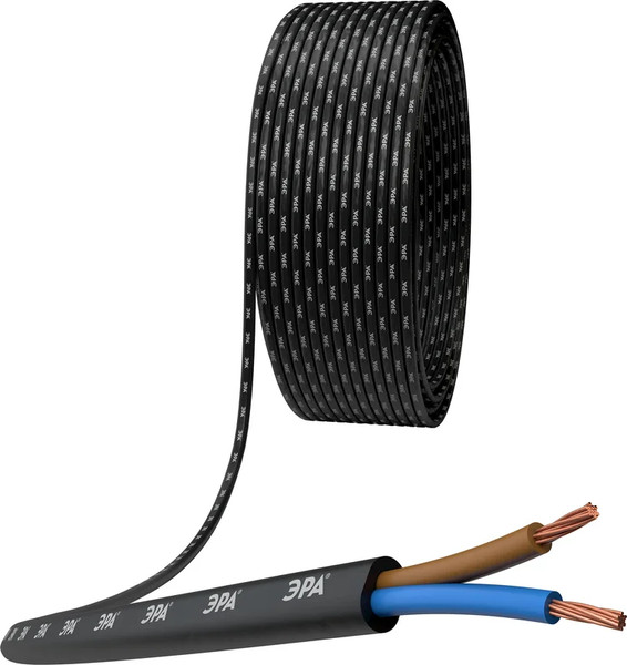 Провод силовой ЭРА ШВВП 2х0.5мм2 / Б0058846