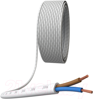 Провод силовой ЭРА ШВВП 2х0.5мм2 / Б0058837 - фото