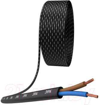 Провод силовой ЭРА ШВВП 2х0.5мм2 / Б0058847