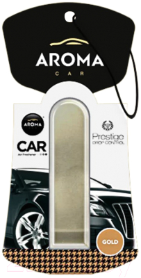 Ароматизатор автомобильный Aroma Car Prestige Drop Control Gold - фото