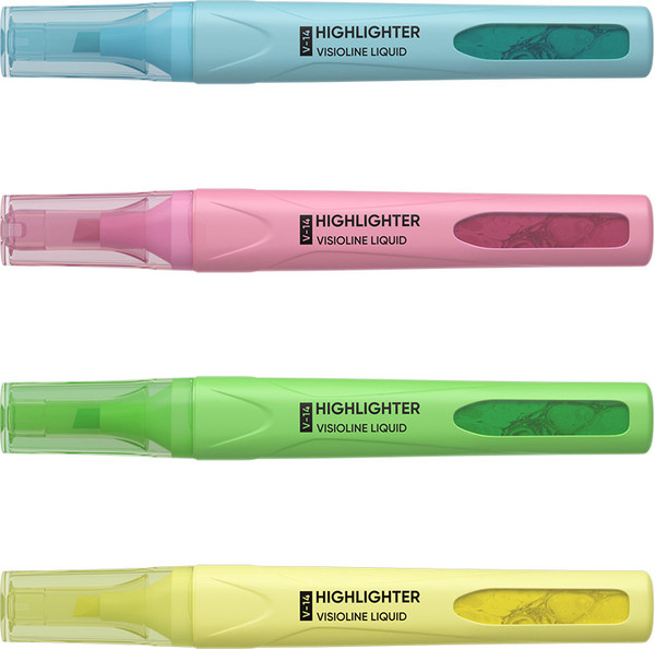 Текстовыделитель Erich Krause Liquid Visioline V-14 Pastel / 58360