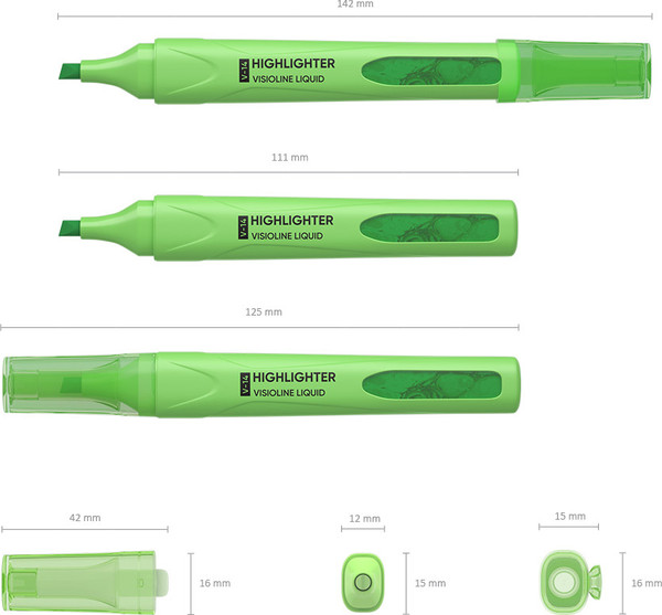 Текстовыделитель Erich Krause Liquid Visioline V-14 Pastel / 58360