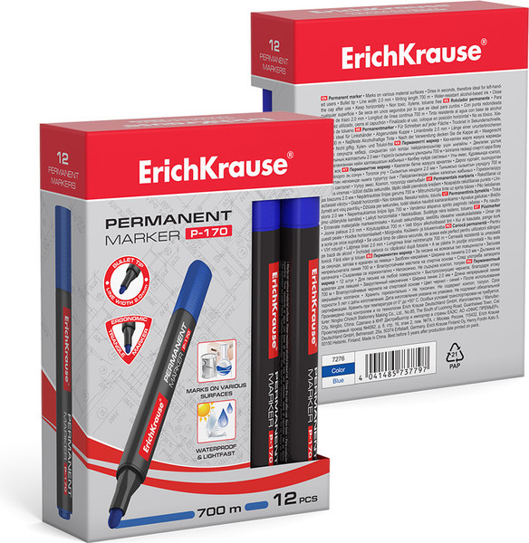Маркер перманентный Erich Krause P-170 / 7276