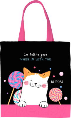 Сумка-шоппер ArtSpace Meow / HB_50125 - фото