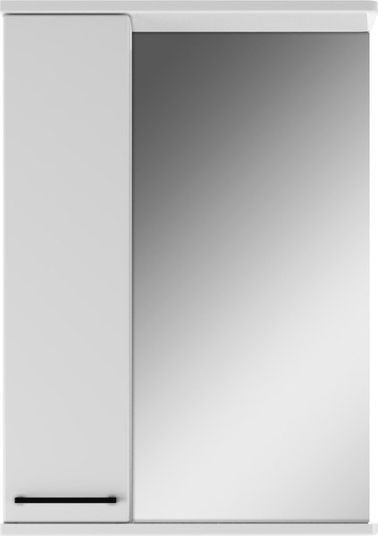 Шкаф с зеркалом для ванной Айсберг Контраст 50